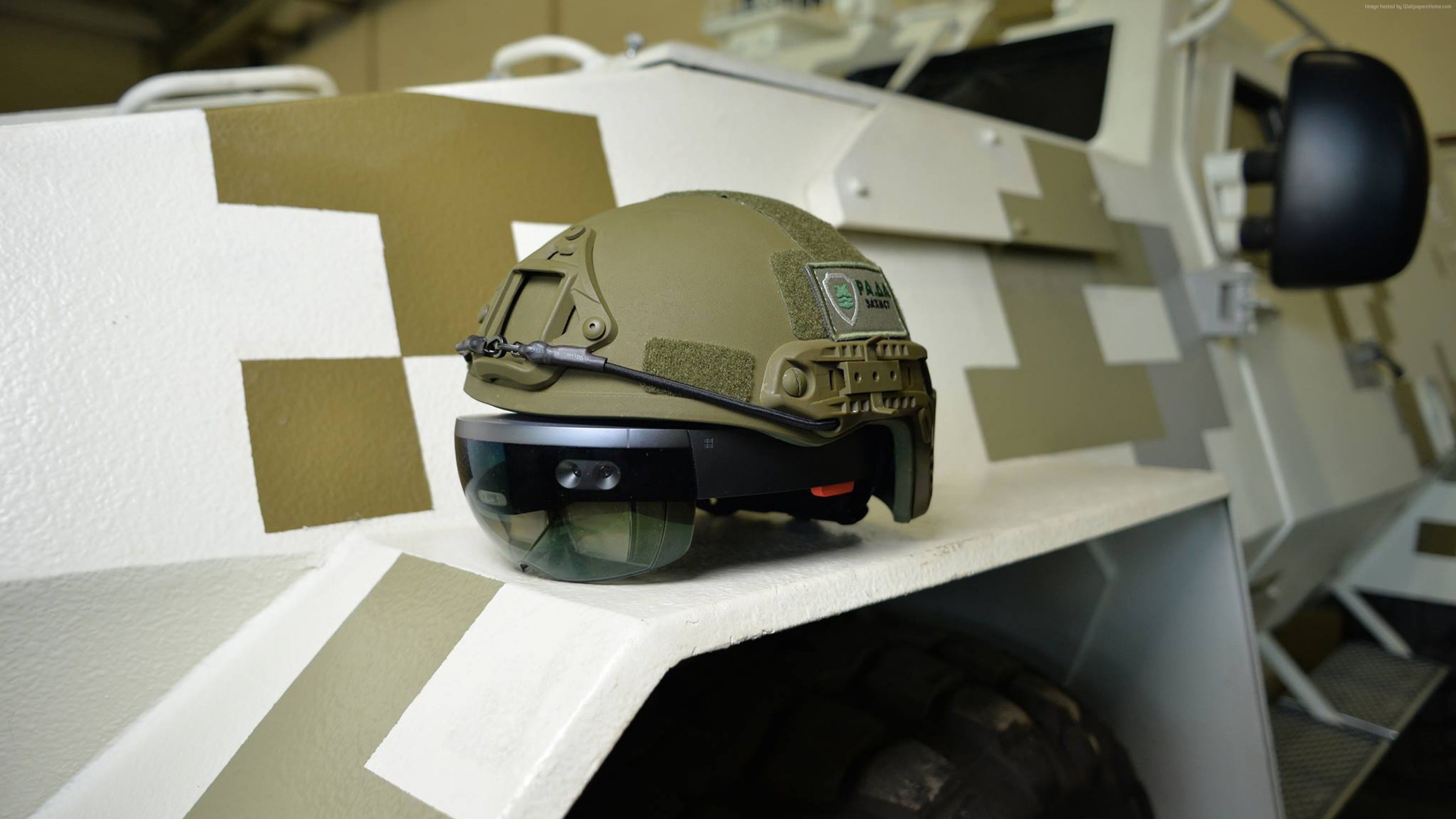 Wallpaper HoloLens, helmet, LimpidArmor, Armed Forces of Ukraine, Military
